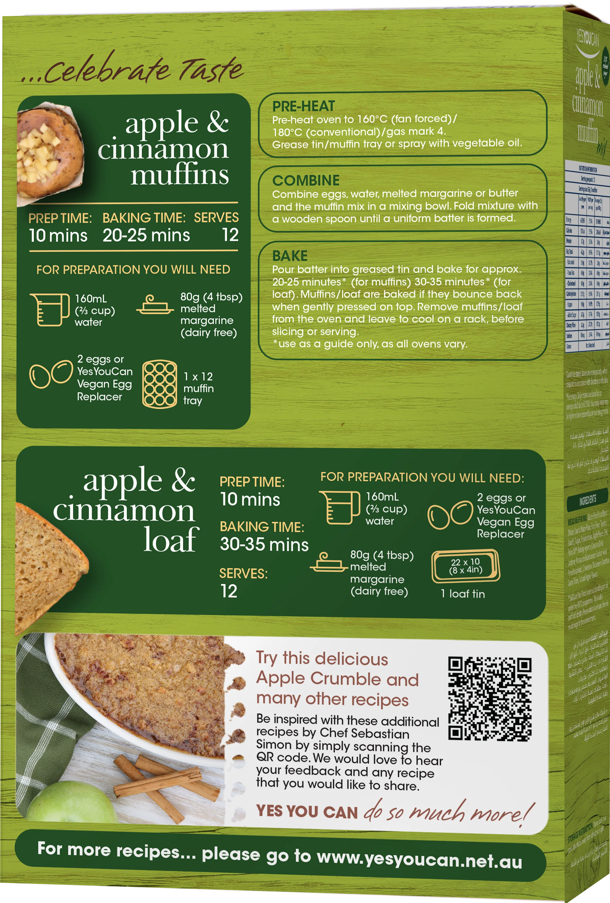Apple and Cinnamon Muffin Mix - Image 3